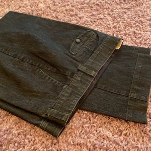 Lee, no-gap waistband, platinum label dress denim trouser, size 16 SHORT